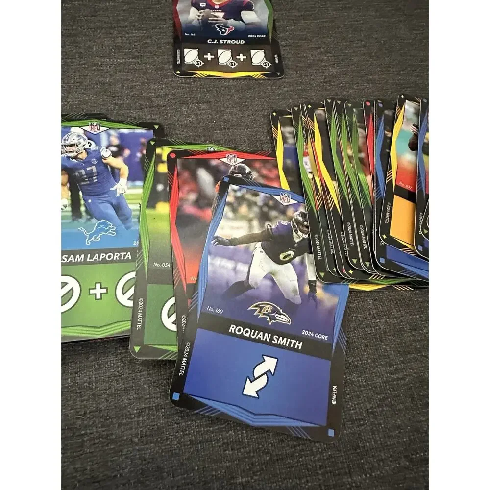 2024 UNO Elite NFL Core Edition Opened Lot C.J. Stroud Foil + Player Cards Box
